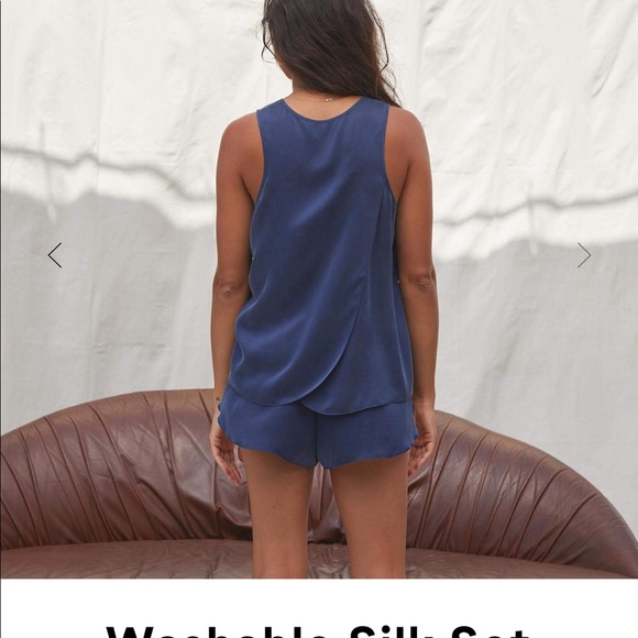 lunya silk shorts